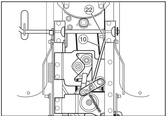 MURRAY 465618X51 - De aandrijfrem van de motor installeren - 2