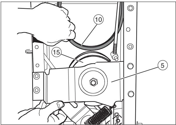 MURRAY 465618X51 - Rimozione della cinghia di trasmissione del motore - 6