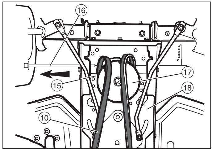 MURRAY 465618X51 - Entfernen des Motor-Treibriemens - 7
