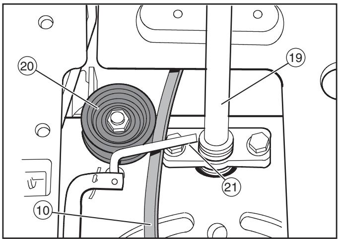 MURRAY 465618X51 - De aandrijfrem van de motor installeren - 1