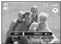 6M 2/2 IN SET: MENU: 2006/01/01 13:40
