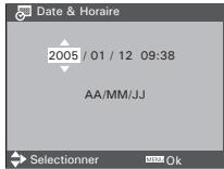 Date & Horaire 2005 / 01 / 12 09:38 AA/MM/JJ Selectionner Ok