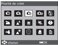 Priorité de volet choisir OK
