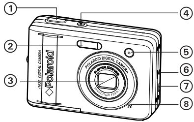 1 2 3 Polaroid LED DIGITAL CAMERA POLDOR DIGITAL CAMERA 4 5 6 7 8
