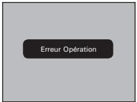 Erreur Opération