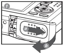 POLAROID I737 - Retrait de la carte SD - 1