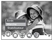 POLAROID I737 - Utilisation de la fonctionnalité du stabilisateur d'avertissement contre les mouvements de l'appareil photo - 1