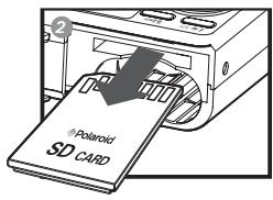 POLAROID I737 - Retrait de la carte SD - 2