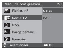 POLAROID I737 - Pour définir le système de sortie vidéo: - 2