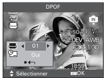 POLAROID I737 - Réglage de la DPOF: - 4