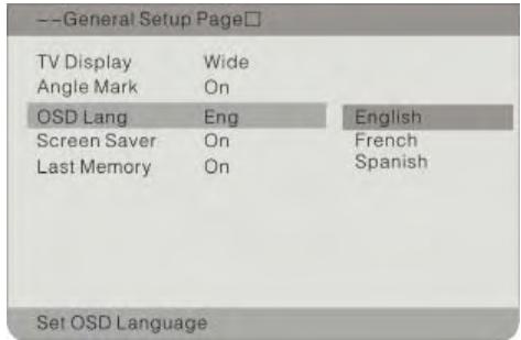 POLAROID PDU-0733 - GENERAL SETUP (configuration générale) - 3