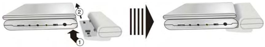 POLAROID PDU-0832DS - Fixation de la batterie - 1