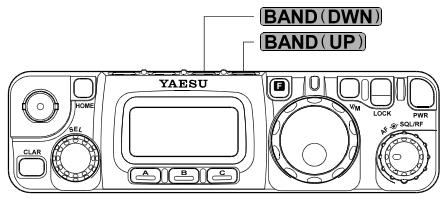 YAESU FT-817ND - SÉLECTION DES BANDES - 1