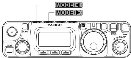 YAESU FT-817ND - SÉLECTION DU MODE OPÉRATOIRE - 2