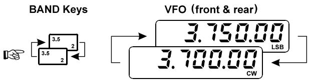 YAESU MARK-V FT-1000MP FIELD - Toggle VFOs - 1