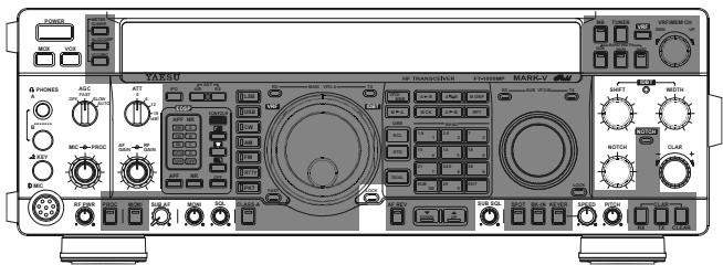 YAESU MARK-V FT-1000MP FIELD - 8-1 Lock-SEL - 1
