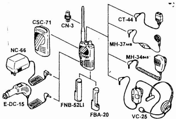 YAESU VX-1R - Options pour votre VX-1R - 1