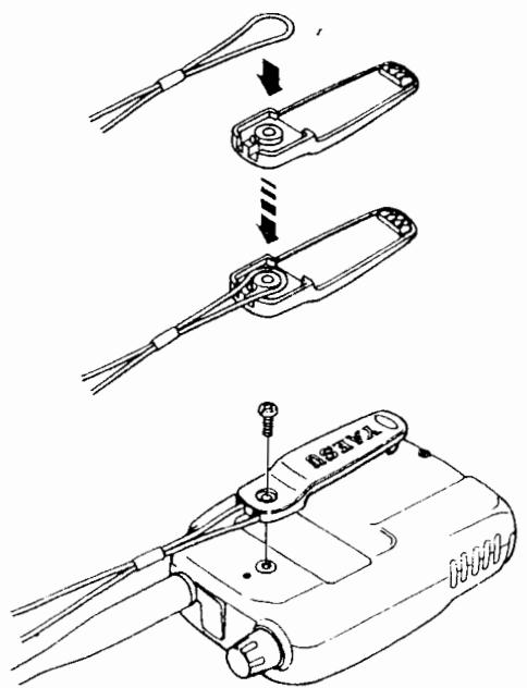 YAESU VX-1R - Installation du crochet de ceinture - 1