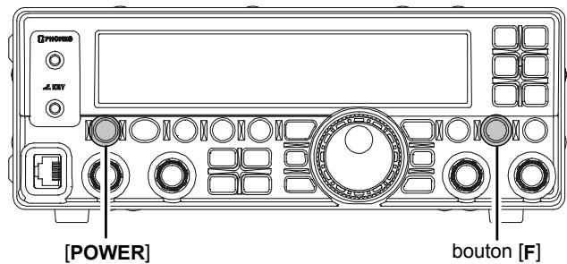 YAESU FT-450 - Réinitialisation des menus - 1
