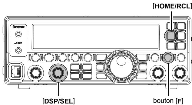 YAESU FT-450 - RÉGLER LA VITESSE DE MANIPULATION - 1
