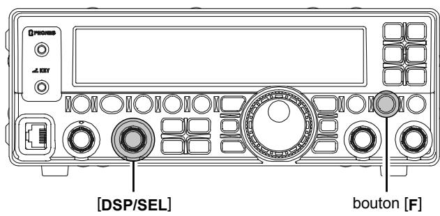 YAESU FT-450 - Comment assigner une fonction au bouton [VOICE/C.S] - 1