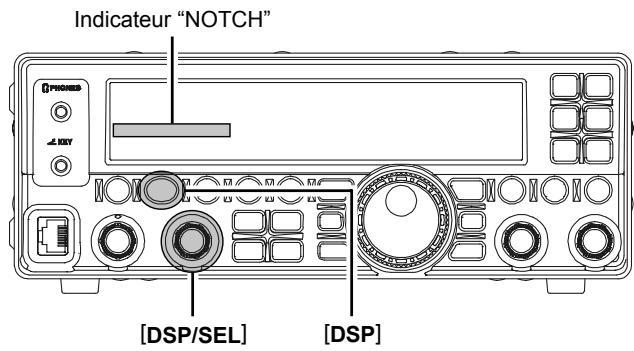 YAESU FT-450 - REJET DES INTERFÉRENCES (SIGNAUX DANS LES 3 KHz): LE NOTCH - 1