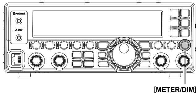 YAESU FT-450 - SELECTION DE L'INDICATEUR TX - 1