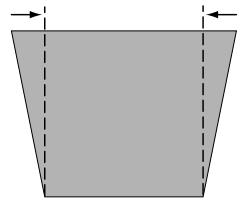 SANYO PLV-Z2 - Réglage du trapèze - 1