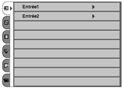 SANYO PLV-Z2 - Opération par Menu - 1