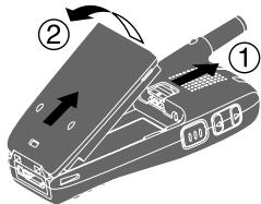 SANYO SCP-4920 - Retrait de la batterie - 1