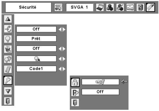 SANYO PLC-XU101 - Verrouillage - 1