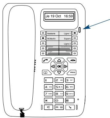 AASTRA M740E - Réception d'un appel - 1