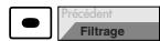 AASTRA M740E - Activer la fonction filtrage : - 1