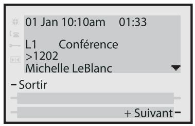 AASTRA 480I IP SIP PHONE - Pour étabir une conférence : - 3