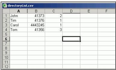 AASTRA 480I IP SIP PHONE - Liste repertoire - 1