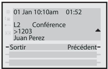AASTRA 480I IP SIP PHONE - Pour étabir une conférence : - 4