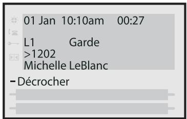 AASTRA 480I IP SIP PHONE - Mettre un appel en garde - 1