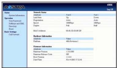 AASTRA 480I IP SIP PHONE - Telephone IP - Interface utilisateur - 5