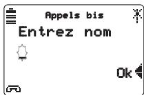 AASTRA M921 - Mémoriser le nom et/ou le numéro dans le répertoire privé - 3