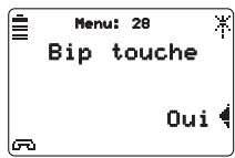 AASTRA M921 - Activer / désactiver le bip d'appui touche - 1