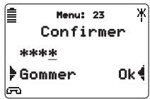 AASTRA M921 - Personnaliser le code d'accès - 3