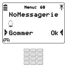 AASTRA M921 - Programmer l'accès automatique à la messagerie vocale\* - 1