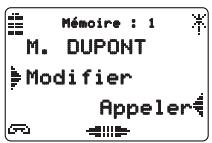 AASTRA M921 - Appeler une mémoire rapide\* - 2