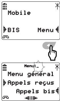 AASTRA M921 - Accéder au menu personnalisation - 2