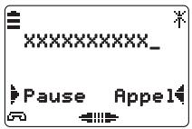 AASTRA M921 - Utiliser le mode prénumérotation - 2