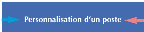 AASTRA MC 520 - Personnalisation d'un poste - 12