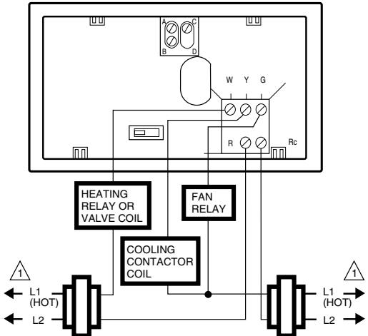 HONEYWELL T8132 - Wire Thermostat Terminals - 4