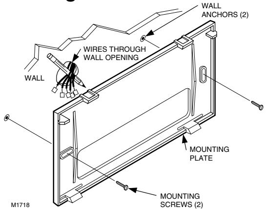 HONEYWELL T8132 - Mount Thermostat Mounting Plate - 1