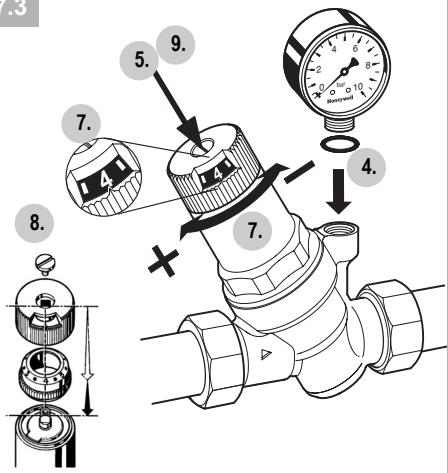 HONEYWELL D05FS - M38K Manometer - 4
