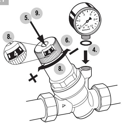 HONEYWELL D05FS - M38K Manometer - 2